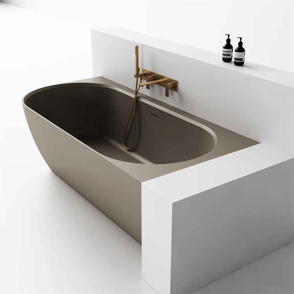 Justina Corner Oval Bath 1520/1750mm | Left/Right Corner | Stonebaths 2 Justina Corner Oval Bath 1520/1750mm | Left/Right Corner | Stonebaths - Image 2