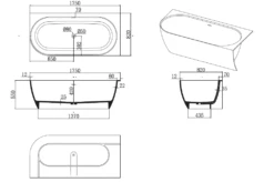 Justina Corner Oval Bath 1520/1750mm | Left/Right Corner | Stonebaths 37 Justina Corner Oval Bath 1520/1750mm | Left/Right Corner | Stonebaths -HERA BATHWARE justina corner oval bath 15201750mm leftright cornerwhite1520mm corner to lefttoka lite 106176