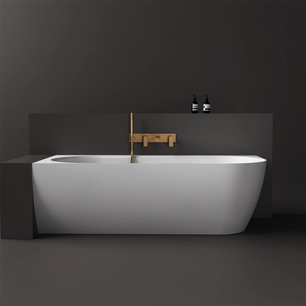 Justina Corner Oval Bath 1520/1750mm | Left/Right Corner | Stonebaths 8 Justina Corner Oval Bath 1520/1750mm | Left/Right Corner | Stonebaths - Image 8