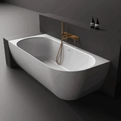 Justina Corner Oval Bath 1520/1750mm | Left/Right Corner | Stonebaths 24 Justina Corner Oval Bath 1520/1750mm | Left/Right Corner | Stonebaths -HERA BATHWARE justina corner oval bath 15201750mm leftright cornerwhite1750mm corner to lefttoka lite 678779