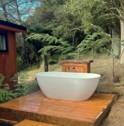 Justina Stone Bath - Outdoor Bath - 1800mm - ST12 1800 | Stonebaths