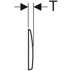 Kappa50 Dual Flush Button | Geberit -HERA BATHWARE kappa50 dual flush button geberitbright chrome plated die cast zincflush buttoninspire bathware 285850