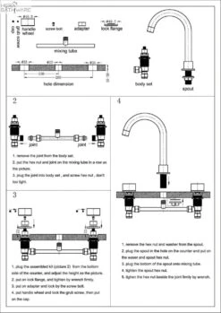 KARA Basin Set -HERA BATHWARE kara basin setgun metalbasin mixernero tapware 866762