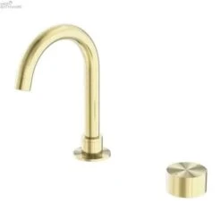KARA Progressive Basin Set -HERA BATHWARE kara progressive basin setbrushed goldbasin mixernero tapware 734464