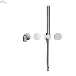 KARA Progressive Shower System With Spout With Seperate Plate230/250mm -HERA BATHWARE kara progressive shower system with spout with seperate plate230250mm230mmchromeshower railsnero tapware 399155