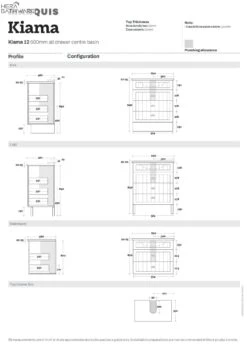 Kiama 600mm Bathroom Wall Hung Vanity | Drawer Version 7 Kiama 600mm Bathroom Wall Hung Vanity | Drawer Version -HERA BATHWARE kiama 600mm bathroom wall hung vanity drawer versionnova acrylic top no tap holevanitiesmarquis 627012