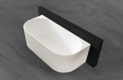 Kira Back To Wall Fluted Glossy -HERA BATHWARE kira back to wall fluted glossy1700bathtubsunny group 786558