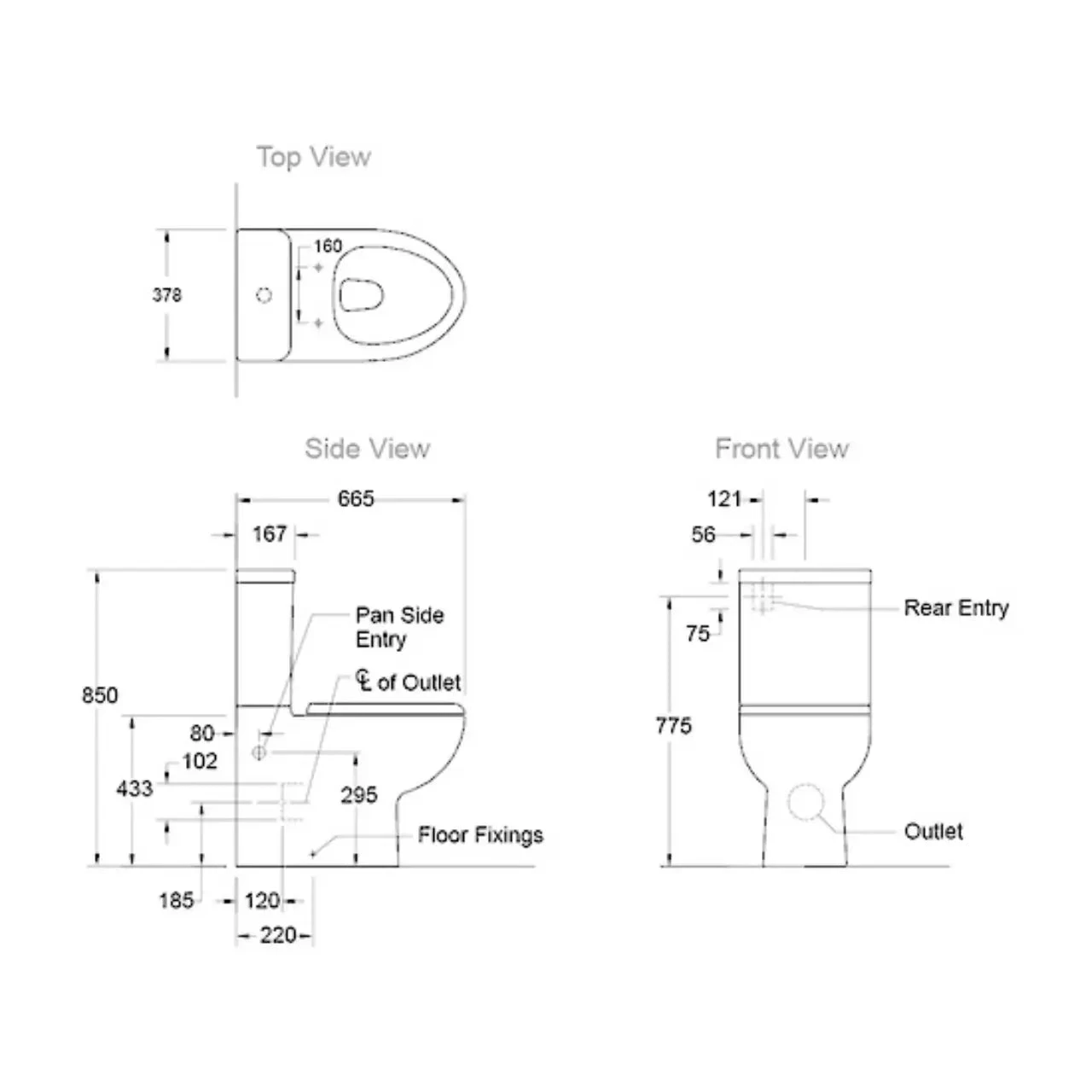 Kohler Dual Side Entry Toilet Suite 3 Kohler Dual Side Entry Toilet Suite - Image 3