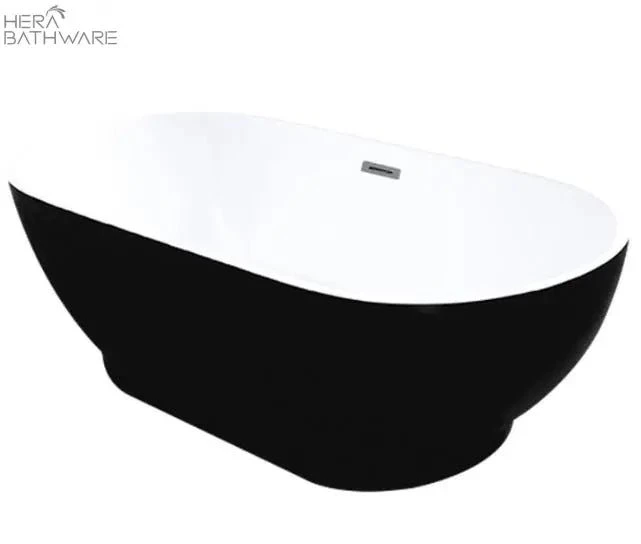 KOKO Free Standing Bathtub - Gloss Black 2 KOKO Free Standing Bathtub - Gloss Black - Image 2