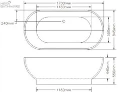 KOKO Free Standing Bathtub - Gloss Black 5 KOKO Free Standing Bathtub - Gloss Black -HERA BATHWARE koko free standing bathtub gloss blackgloss blackbathtubkdk bathware 322365