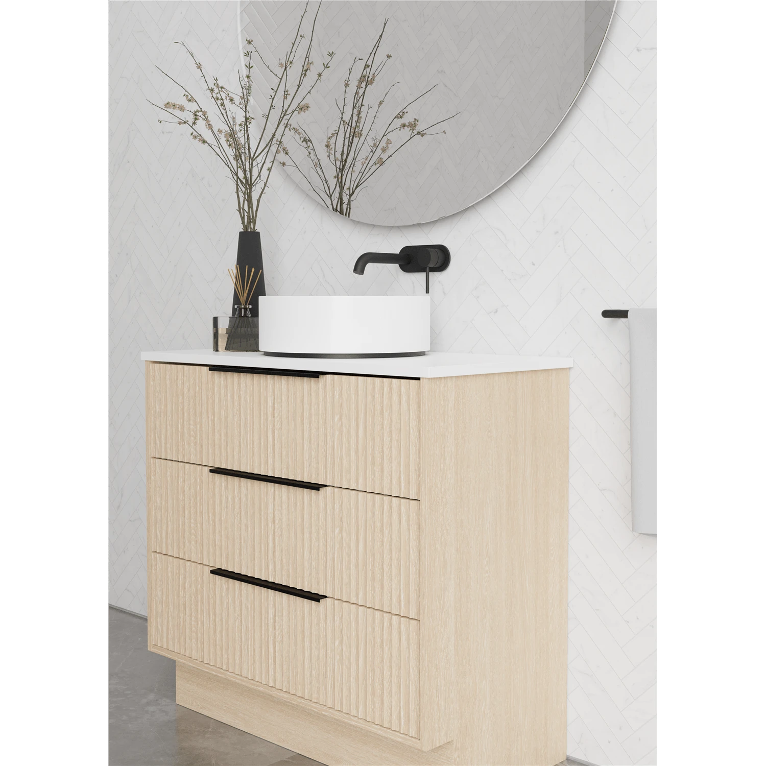 Lake 4/5/6 | 1200mm Bathroom Free Standing Vanity 2 Lake 4/5/6 | 1200mm Bathroom Free Standing Vanity - Image 2