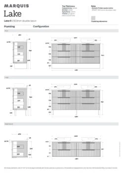 Lake 7/8/9 | 1500mm Bathroom Wall Hung Vanity -HERA BATHWARE lake 789 1500mm bathroom wall hung vanitysymphony topcenter bowlvanitiesmarquis 163242