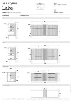 Lake 7/8/9 | 1500mm Bathroom Wall Hung Vanity -HERA BATHWARE lake 789 1500mm bathroom wall hung vanitysymphony topcenter bowlvanitiesmarquis 618169