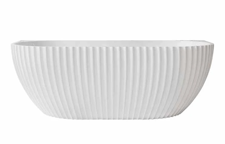 Lamont Back To Wall Fluted Bathtub 1500/1700mm 5 Lamont Back To Wall Fluted Bathtub 1500/1700mm - Image 5