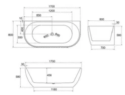 Lamont Back To Wall Fluted Bathtub 1500/1700mm 15 Lamont Back To Wall Fluted Bathtub 1500/1700mm -HERA BATHWARE lamont back to wall fluted bathtub 15001700mm1500mmbathtubsunny group 474723