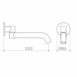 LIANO II 220mm Bath Swivel Spout Outlet - Round | CAROMA 21 LIANO II 220mm Bath Swivel Spout Outlet - Round | CAROMA -HERA BATHWARE liano ii 220mm bath swivel spout outlet round caromabrushed nickelbath spoutcaroma 334824