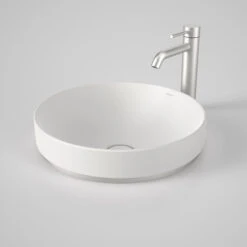 LIANO II 400mm Round Basin Dressing Ring | CAROMA -HERA BATHWARE liano ii 400mm round basin dressing ring caromabrushed brassbasin accessoriescaroma 580103