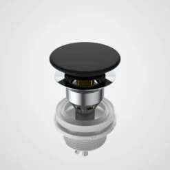 Liano II Ceramic Basin Pop-Up Waste | CAROMA 13 Liano II Ceramic Basin Pop-Up Waste | CAROMA -HERA BATHWARE liano ii ceramic basin pop up waste caromamatte blackpop up wastecaroma 993357