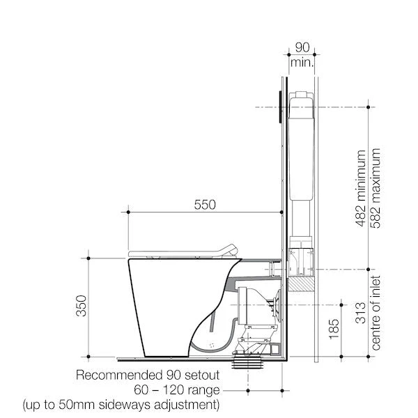 LIANO Junior Cleanflush® Invisi Serise II® Toilet Suite | CAROMA 3 LIANO Junior Cleanflush® Invisi Serise II® Toilet Suite | CAROMA - Image 3