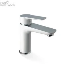 Liberty Basin Mixer - Chrome & White