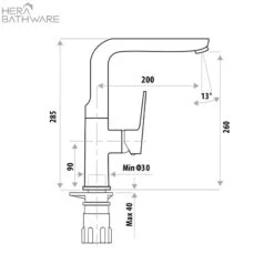 Liberty Sink Mixer - Chrome 5 Liberty Sink Mixer - Chrome -HERA BATHWARE liberty sink mixer chromechromebasin mixerlinkware 969895