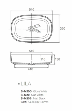 Lila - Soild Surface Basin -HERA BATHWARE lila soild surface basinmatte whitebasinsunny group 574315