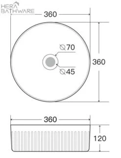 LILAC Above Counter Basin -HERA BATHWARE lilac above counter basinmatte whitebasinaulic 160782