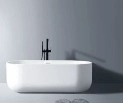 Lilac Soild Surface Bathtub 1700mm