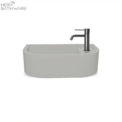 Loop 01 Basin - Overflow - Surface Mount Ivory