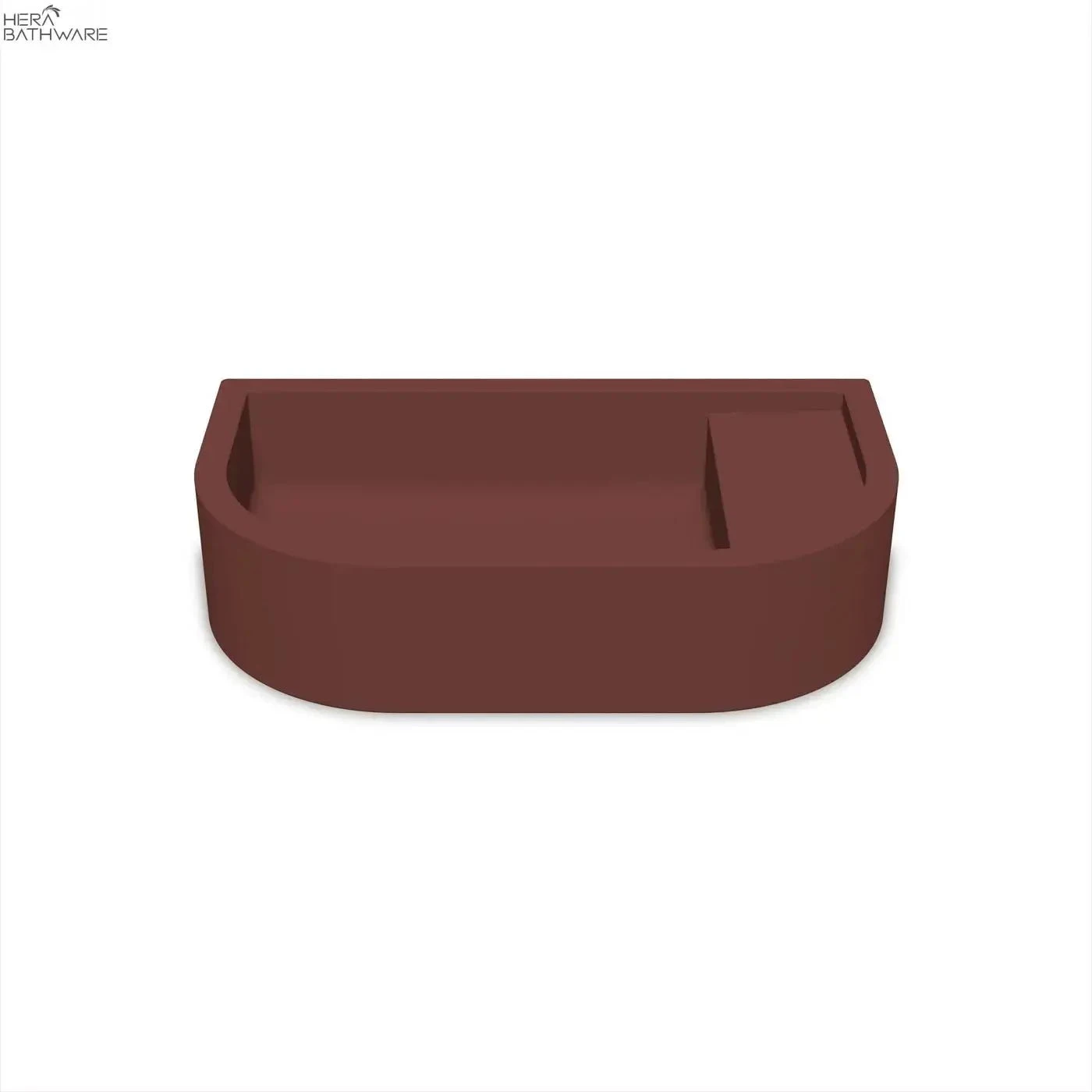 Loop 02 Basin - Overflow - Surface Mount Clay 2 Loop 02 Basin - Overflow - Surface Mount Clay - Image 2