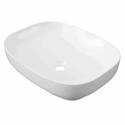 Lorenzo Inset White Ceramic Basin 500mm -HERA BATHWARE lorenzo inset white ceramic basin 500mmgloss whitetimberline 382552