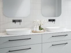 Lorenzo Inset White Ceramic Basin 500mm -HERA BATHWARE lorenzo inset white ceramic basin 500mmgloss whitetimberline 438896