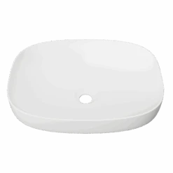 Lorenzo Inset White Ceramic Basin 500mm -HERA BATHWARE lorenzo inset white ceramic basin 500mmmatte whitetimberline 891975