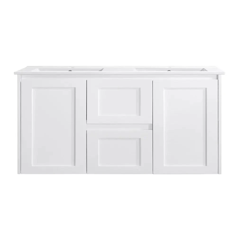 Lori Wall Hung Vanity Double Bowls - 1200mm 1 Lori Wall Hung Vanity Double Bowls - 1200mm