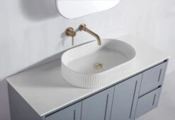 Lori Wall Hung Vanity Single Bowl - 1200mm -HERA BATHWARE lori wall hung vanity single bowl 1200mmmatte greyvanitiessunny group 925557