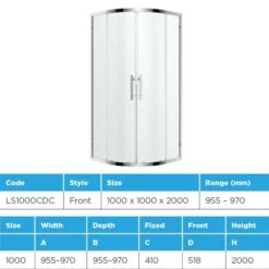 Louve Curved Slider Shower Screen | Oceano 10 Louve Curved Slider Shower Screen | Oceano -HERA BATHWARE louve curved slider shower screen oceano900x900mmchromeshower screenoceano 223156