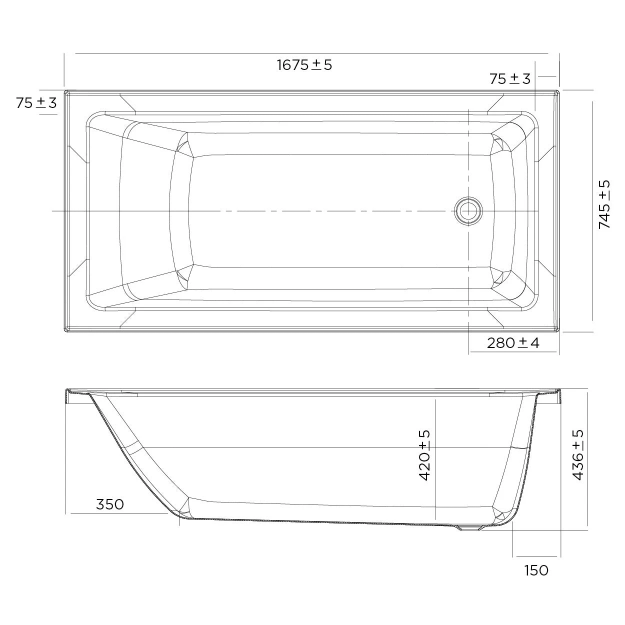 Louve Drop-in Bath | Oceano 4 Louve Drop-in Bath | Oceano - Image 4