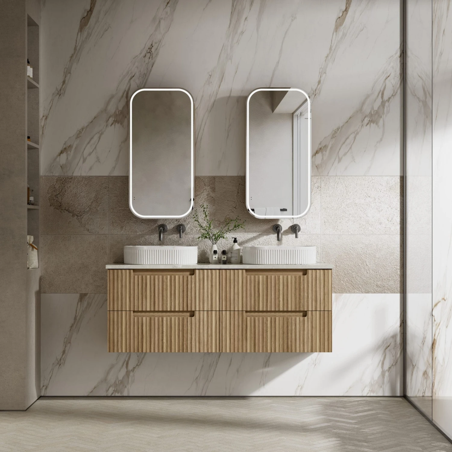 Lovina Tier Wall Hung Vanity 600-1800mm | Aulic 1 Lovina Tier Wall Hung Vanity 600-1800mm | Aulic