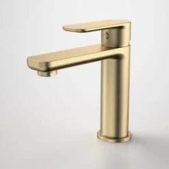 LUNA Basin Mixer 6 Star | CAROMA -HERA BATHWARE luna basin mixer 6 star caromabrushed brassbasin mixercaroma 175553