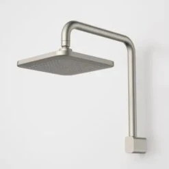 LUNA FIXED OVERHEAD SHOWER -HERA BATHWARE luna fixed overhead showerbrushed nickelshower headcaroma 635561