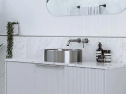 Luxe Basin 360mm -HERA BATHWARE luxe basin 360mmbrushed goldtimberline 750009