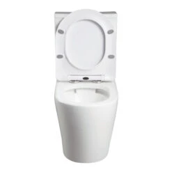 HERA BATHWARE -HERA BATHWARE manor rimless wall face suite with soft close seattoiletscob pen 230245