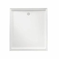 Marbletrend Flinders Polymarble 900×1220, Rectangular Shower Base, Rear Outlet
