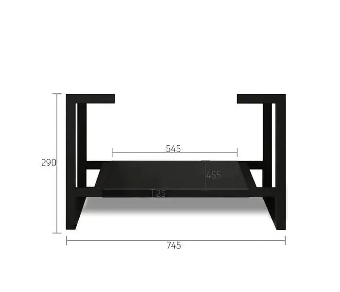 Marlo Vanity Legs Only - Matte Black 6 Marlo Vanity Legs Only - Matte Black - Image 6