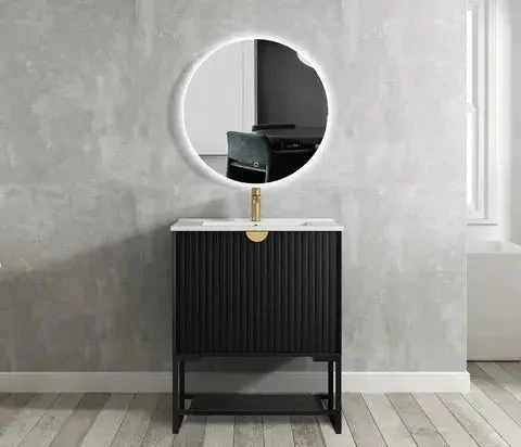 Marlo Vanity Legs Only - Matte Black 1 Marlo Vanity Legs Only - Matte Black