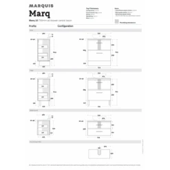 Marq Wall Hung Vanity 750mm - All Drawer Version 5 Marq Wall Hung Vanity 750mm - All Drawer Version -HERA BATHWARE marq wall hung vanity 750mm all drawer versiondavos polymarble 1 tap holevanitiesmarquis 246386