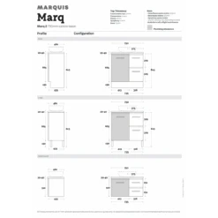 Marq Wall Hung Vanity 750mm -HERA BATHWARE marq wall hung vanity 750mmdavos polymarble 1 tap holevanitiesmarquis 500581