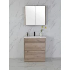 Max Timber Look Free Standing Vanity 600mm -HERA BATHWARE max timber look free standing vanity 600mmvanitiesaulic 422605