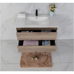 Max Timber Look Wall Hung Vanity 750mm 23 Max Timber Look Wall Hung Vanity 750mm -HERA BATHWARE max timber look wall hung vanity 750mmvanitiesaulic 142478