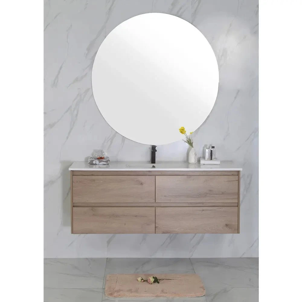 Max Timber Look Wall Hung Vanity 750mm 9 Max Timber Look Wall Hung Vanity 750mm - Image 9